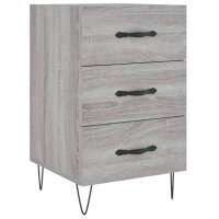 vidaXL Nachttisch Grau Sonoma 40x40x66 cm Holzwerkstoff