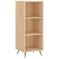 vidaXL Regalschrank Sonoma-Eiche 34,5x32,5x90 cm Holzwerkstoff