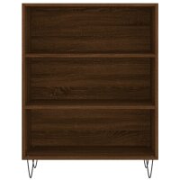 vidaXL B&uuml;cherregal Braun Eichen-Optik 69,5x32,5x90 cm Holzwerkstoff