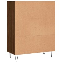 vidaXL B&uuml;cherregal Braun Eichen-Optik 69,5x32,5x90 cm Holzwerkstoff