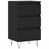 vidaXL Sideboard Schwarz 40x35x70 cm Holzwerkstoff