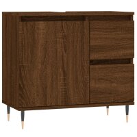 vidaXL Badschrank Braun Eichen-Optik 65x33x60 cm...