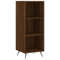 vidaXL Regalschrank Braun Eichen-Optik 34,5x32,5x90 cm Holzwerkstoff