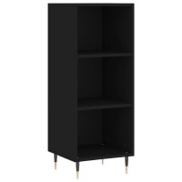 vidaXL Sideboard Schwarz 34,5x32,5x90 cm Holzwerkstoff