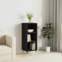 vidaXL Sideboard Schwarz 34,5x32,5x90 cm Holzwerkstoff