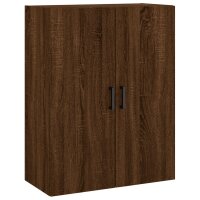 vidaXL Highboard Braun Eichen-Optik 69,5x34x180 cm Holzwerkstoff