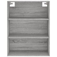 vidaXL Highboard Grau Sonoma 69,5x34x180 cm Holzwerkstoff