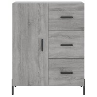 vidaXL Highboard Grau Sonoma 69,5x34x180 cm Holzwerkstoff