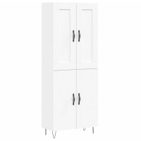 vidaXL Highboard Weiß 69,5x34x180 cm Holzwerkstoff