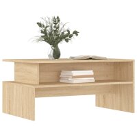 vidaXL Couchtisch Sonoma-Eiche 90x55x42,5 cm Holzwerkstoff