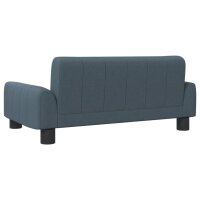 vidaXL Kindersofa Dunkelgrau 70x45x30 cm Stoff