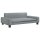 vidaXL Kindersofa Hellgrau 90x53x30 cm Stoff