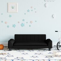 vidaXL Kindersofa Schwarz 90x53x30 cm Stoff