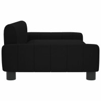 vidaXL Kindersofa Schwarz 90x53x30 cm Stoff