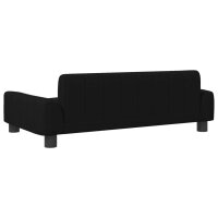 vidaXL Kindersofa Schwarz 90x53x30 cm Stoff