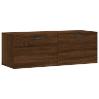 vidaXL Wandschrank Braun Eichen-Optik 100x36,5x35 cm...