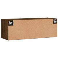 vidaXL Wandschrank Braun Eichen-Optik 100x36,5x35 cm Holzwerkstoff