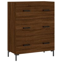 vidaXL Sideboard Braun Eichen-Optik 69,5x34x90 cm Holzwerkstoff