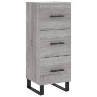 vidaXL Sideboard Grau Sonoma 34,5x34x90 cm Holzwerkstoff