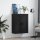 vidaXL Wandschrank Schwarz 69,5x34x90 cm Holzwerkstoff