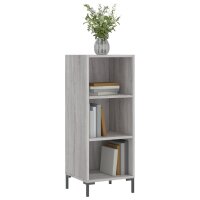 vidaXL Sideboard Grau Sonoma 34,5x32,5x90 cm Holzwerkstoff