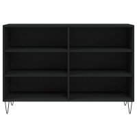 vidaXL Sideboard Schwarz 103,5x35x70 cm Holzwerkstoff