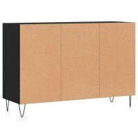 vidaXL Sideboard Schwarz 103,5x35x70 cm Holzwerkstoff