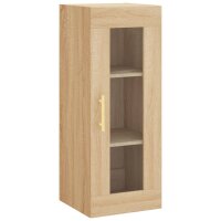 vidaXL Wandschrank Sonoma-Eiche 34,5x34x90 cm