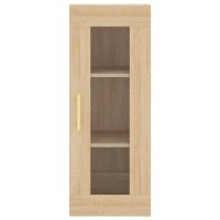 vidaXL Wandschrank Sonoma-Eiche 34,5x34x90 cm