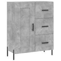 vidaXL Sideboard Betongrau 69,5x34x90 cm Holzwerkstoff