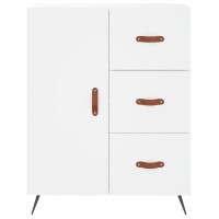 vidaXL Highboard Wei&szlig; 69,5x34x180 cm Holzwerkstoff