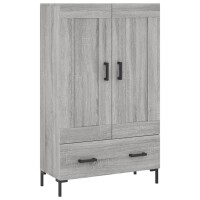 vidaXL Highboard Grau Sonoma 69,5x31x115 cm Holzwerkstoff