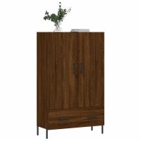 vidaXL Highboard Braun Eichen-Optik 69,5x31x115 cm Holzwerkstoff