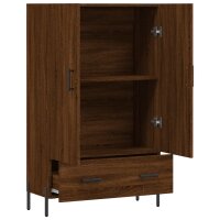 vidaXL Highboard Braun Eichen-Optik 69,5x31x115 cm Holzwerkstoff