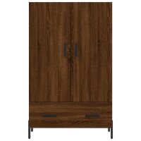 vidaXL Highboard Braun Eichen-Optik 69,5x31x115 cm Holzwerkstoff