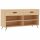 vidaXL Schuhbank Sonoma-Eiche 102x35x55 cm Holzwerkstoff