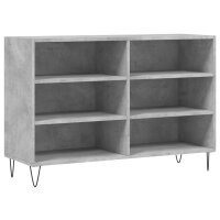 vidaXL Sideboard Betongrau 103,5x35x70 cm Holzwerkstoff