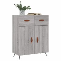 vidaXL Sideboard Grau Sonoma 69,5x34x90 cm Holzwerkstoff