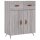 vidaXL Sideboard Grau Sonoma 69,5x34x90 cm Holzwerkstoff