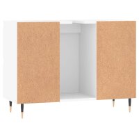 vidaXL Badschrank Wei&szlig; 80x33x60 cm Holzwerkstoff