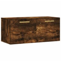 vidaXL Wandschrank R&auml;uchereiche 80x36,5x35 cm Holzwerkstoff