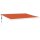 vidaXL Gelenkarmmarkise Orange und Braun 4,5x3 m Stoff und Aluminium