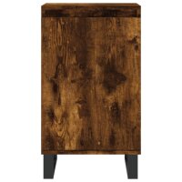 vidaXL Sideboards 2 Stk. Räuchereiche 40x35x70 cm Holzwerkstoff