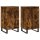 vidaXL Sideboards 2 Stk. Räuchereiche 40x35x70 cm Holzwerkstoff