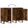 vidaXL Sideboards 2 Stk. Räuchereiche 40x35x70 cm Holzwerkstoff