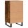 vidaXL Sideboards 2 Stk. Räuchereiche 40x35x70 cm Holzwerkstoff