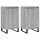 vidaXL Sideboards 2 Stk. Grau Sonoma 40x35x70 cm Holzwerkstoff