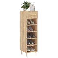 vidaXL Schuhschrank Sonoma-Eiche 30x35x105 cm Holzwerkstoff