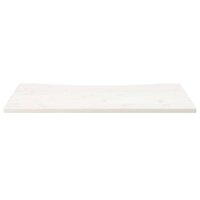 vidaXL Schreibtischplatte Weiß 100x60x2,5 cm Massivholz Kiefer