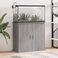 vidaXL Aquariumständer Grau Sonoma 81x36x73 cm...